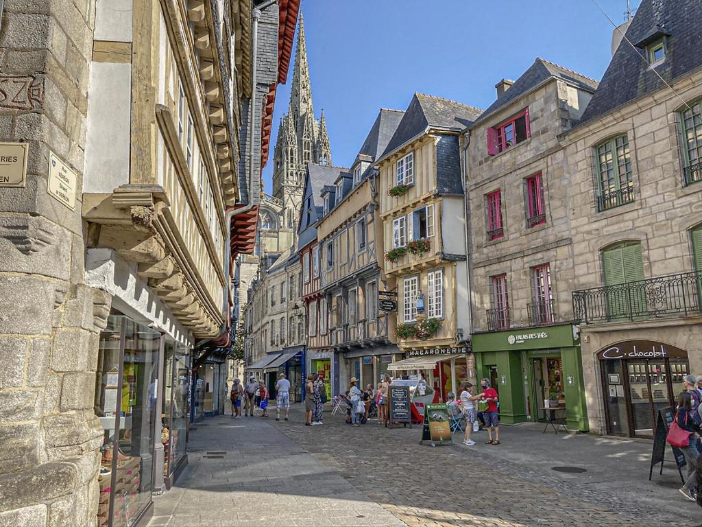 Quimper: T3 Avec Vue Cathedrale Proche Gareアパートメント エクステリア 写真